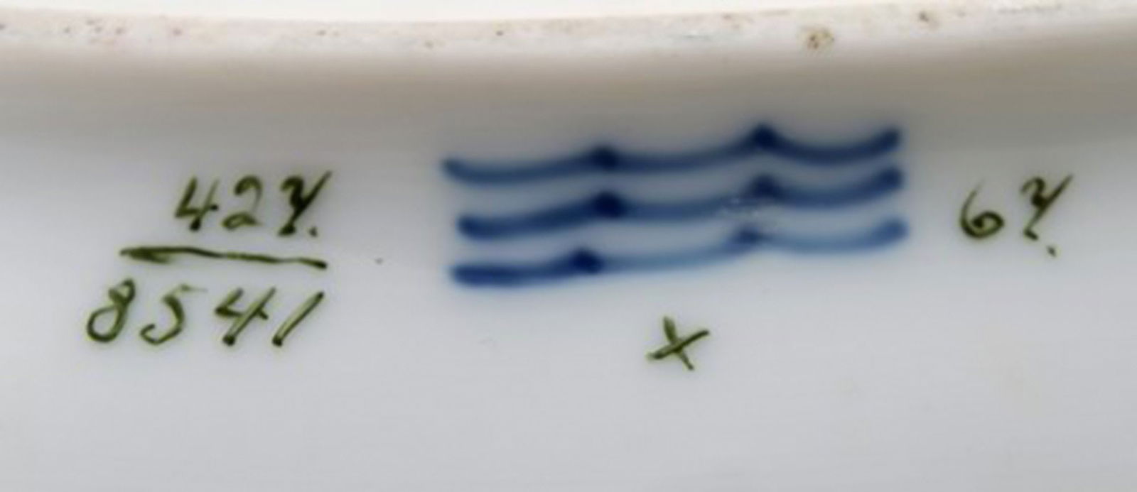 Royal Copenhagen huge "Purpur" serving plate. - 4