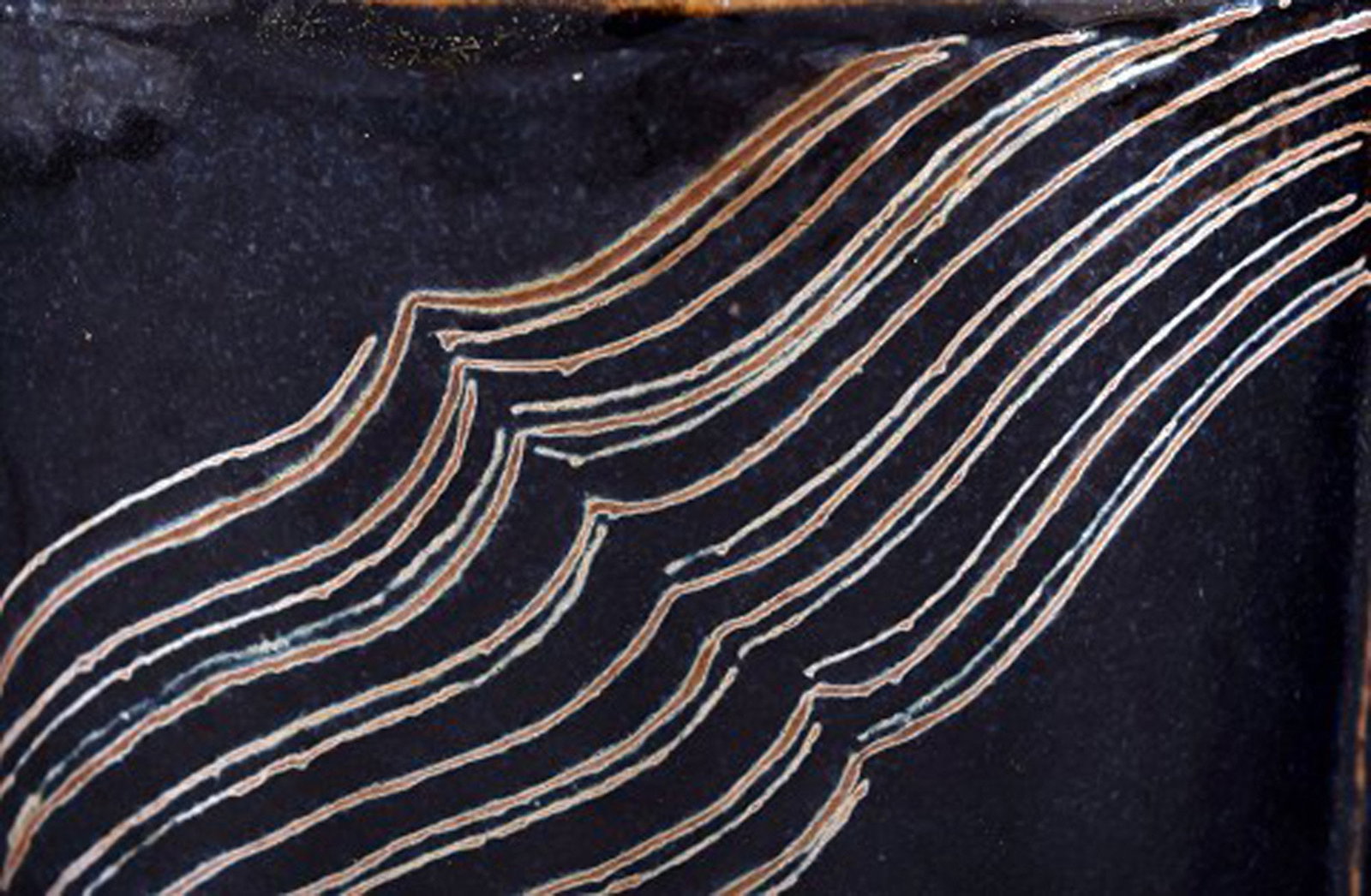 Eva Stæhr-Nielsen for Royal Copenhagen. Vase in glazed ceramics. Beautiful glaze in brown - 5