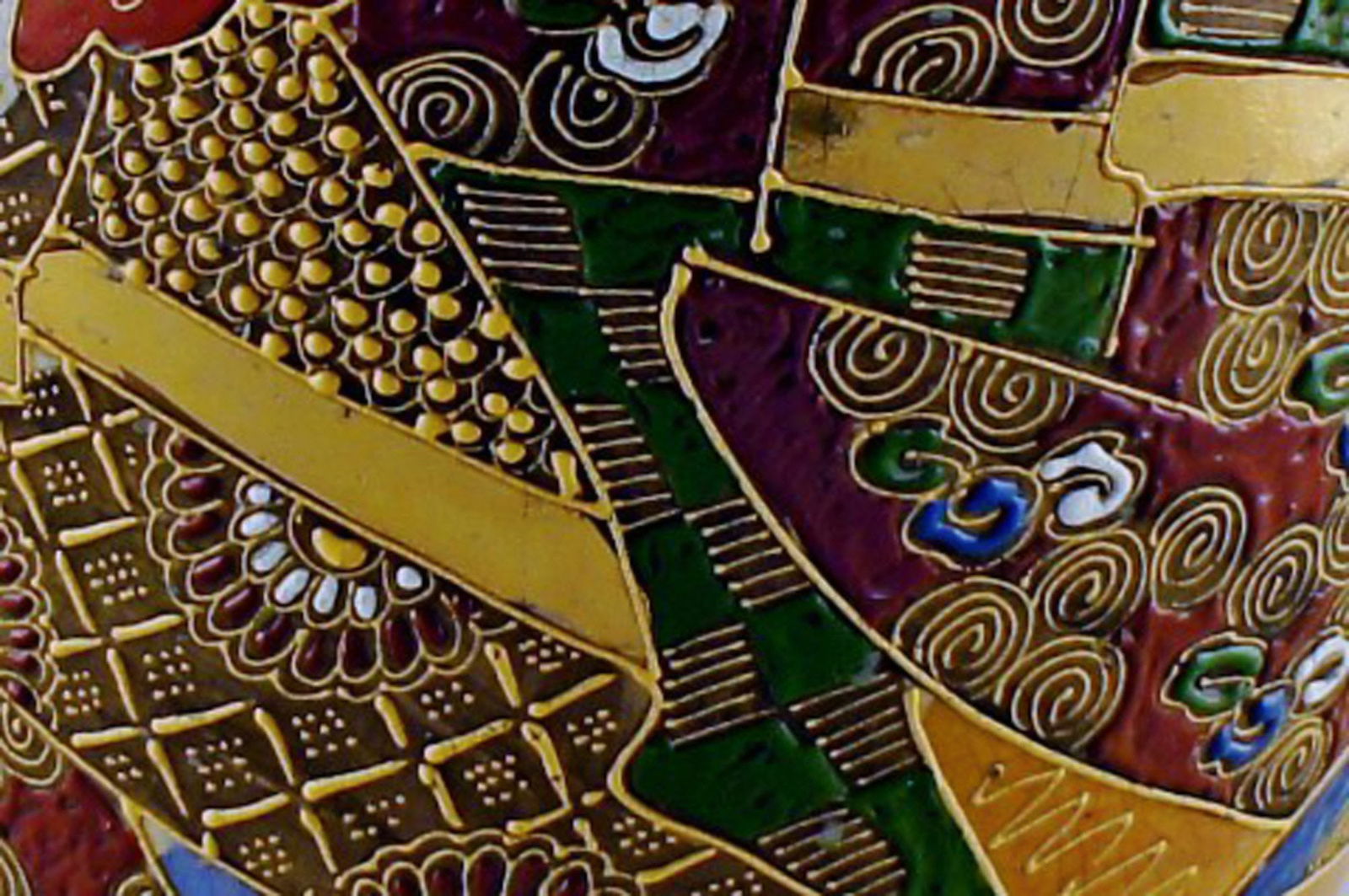 Large Japanese Satsuma earthenware vase. - 5