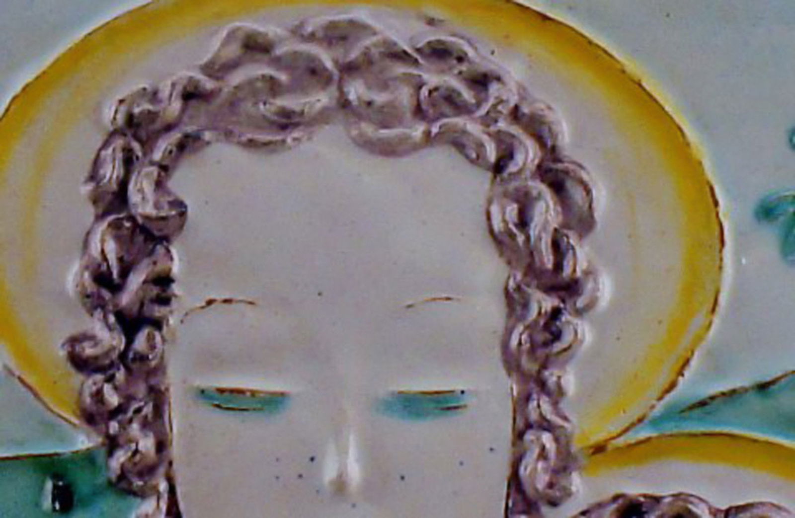 Goldscheider, Vienna Art Deco plaque of earthenware. - 4