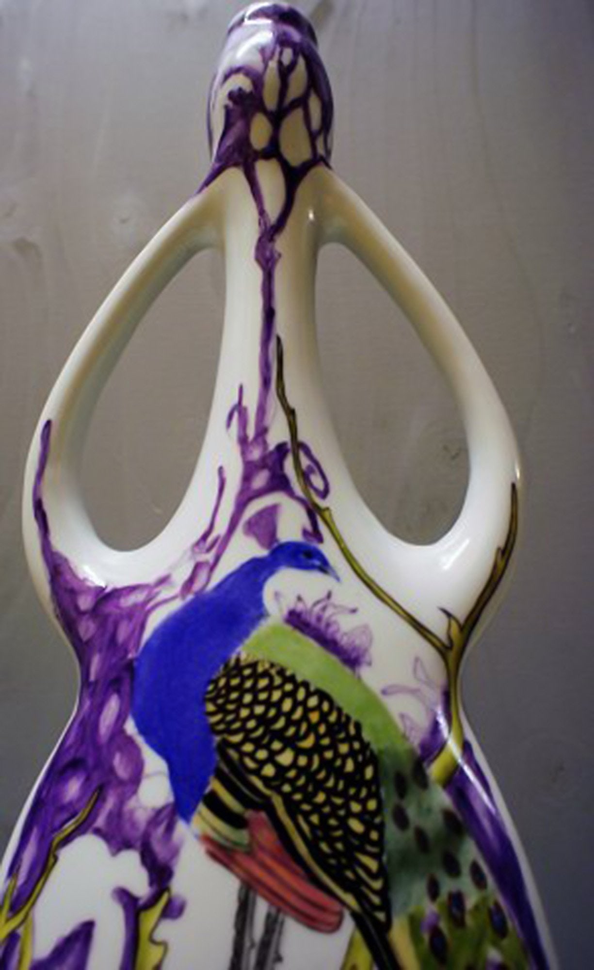 A pair of Arnhem "Ram" porcelain vases, Netherlands. - 3