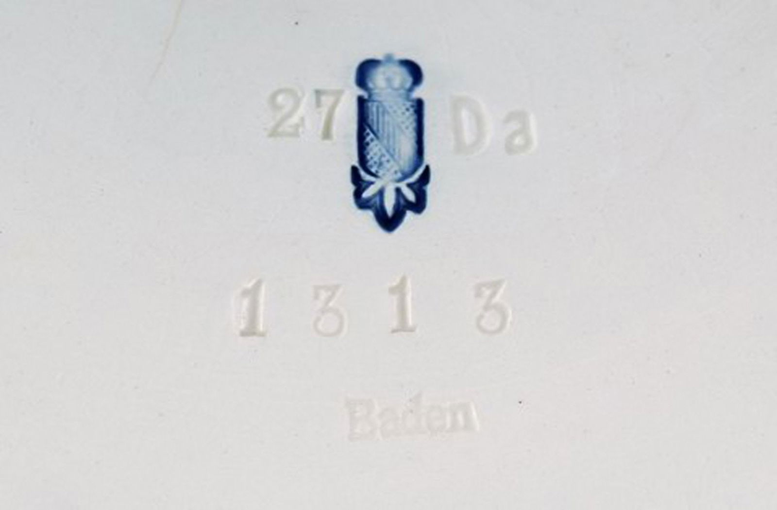 Wilhelm Süs (1861-1933) for Karlsruher Majolika. Large art nouveau compote in hand painted - 8