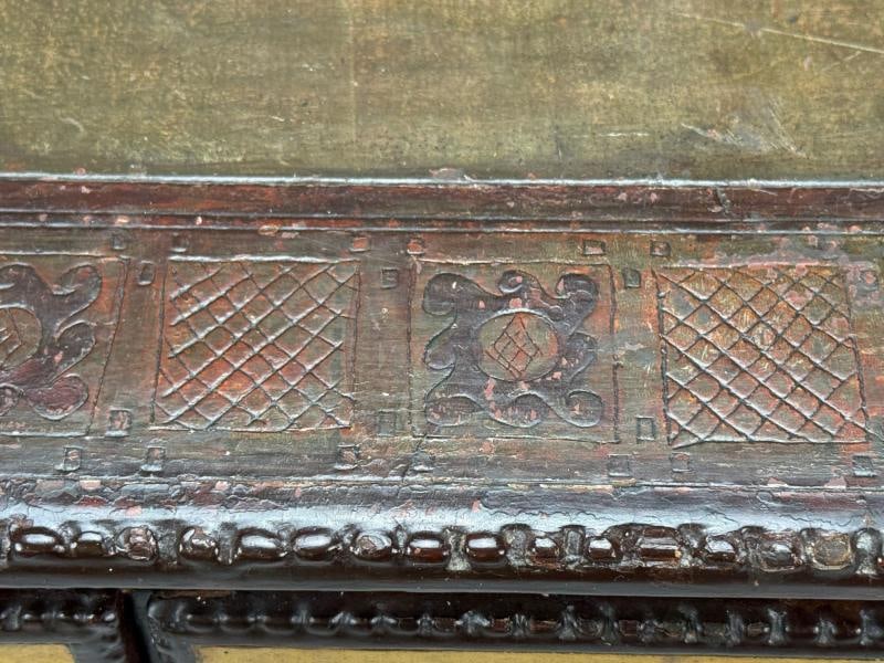 Max Kuehne, Silver Leaf, Painted Wood, Rare Commode, USA, 1950s - 10