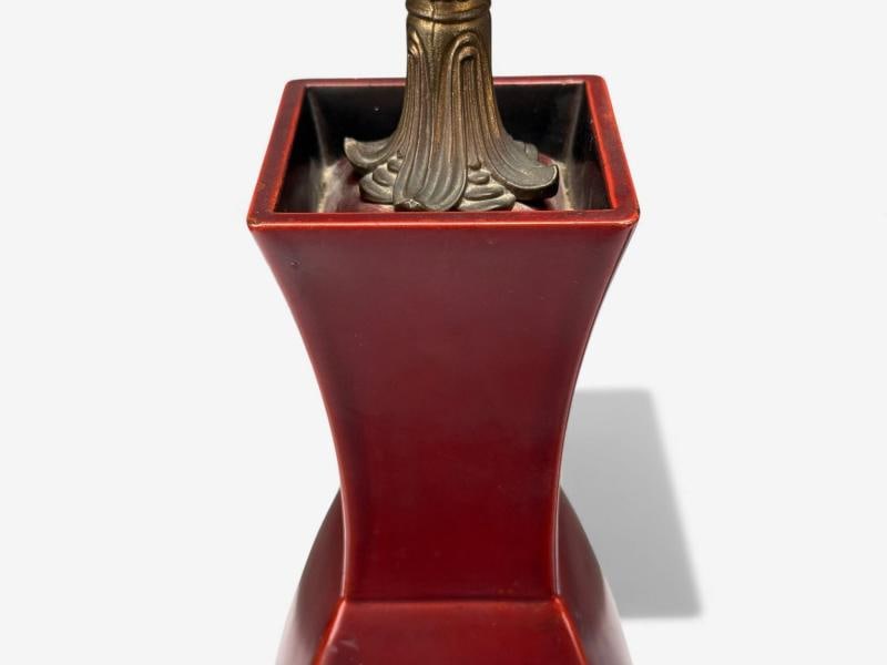 Japanese, Copper, Lacquered Metal, Brass, Maruni Vase Table Lamps, Japan, 1960s - 10