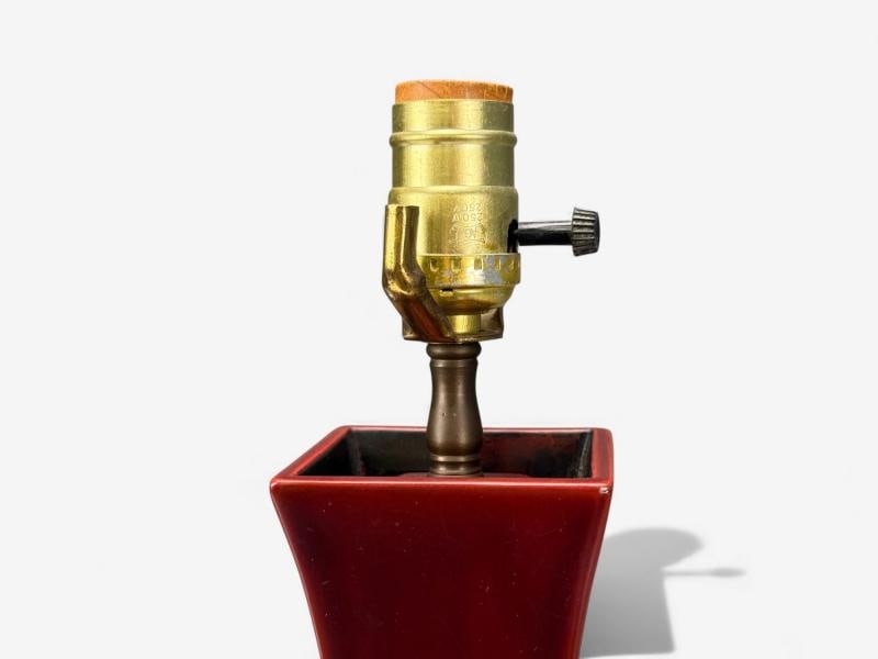 Japanese, Copper, Lacquered Metal, Brass, Maruni Vase Table Lamps, Japan, 1960s - 7