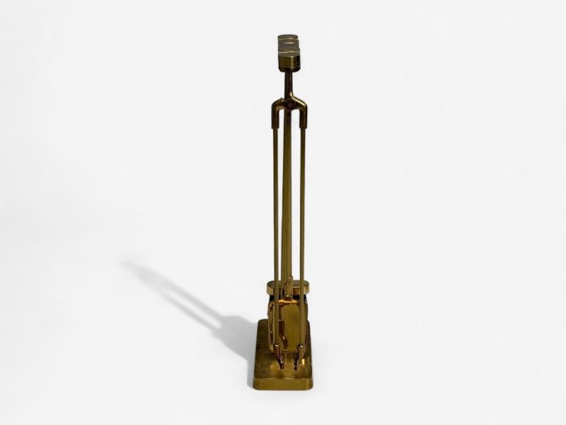 Bronze Fireplace Tool Set with Stand, USA, 20th c. - 4