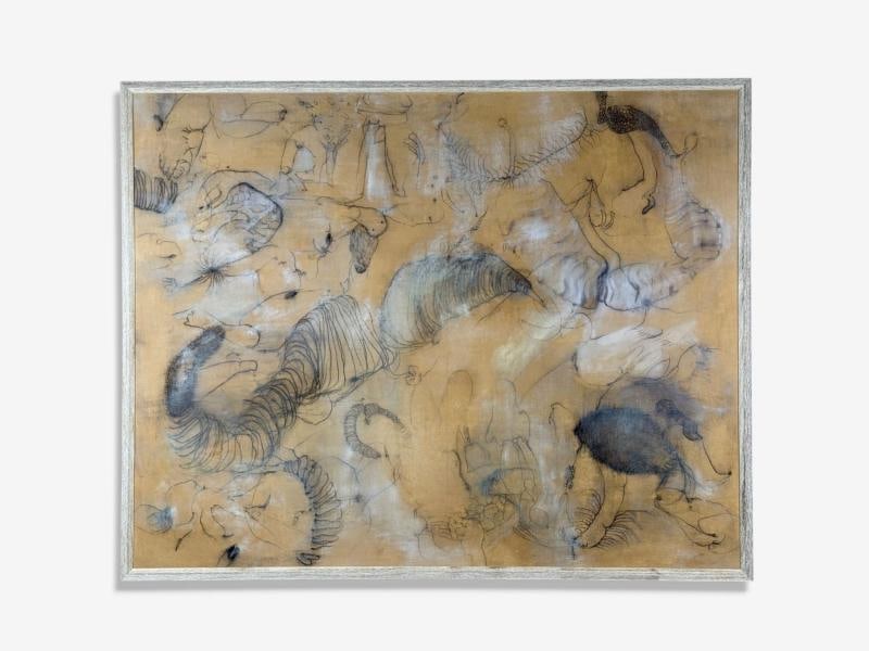 Angelina Nasso, Modern, Framed Abstract, Large Oil on Canvas, USA, 1998 - 3