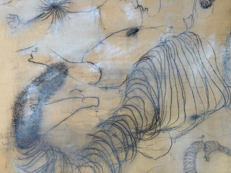 Angelina Nasso, Modern, Framed Abstract, Large Oil on Canvas, USA, 1998 - 5