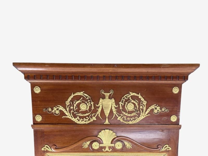 Empire Revival, Mahogany, Bronze, Monumental Mirror and Console, France, 19th c. - 12