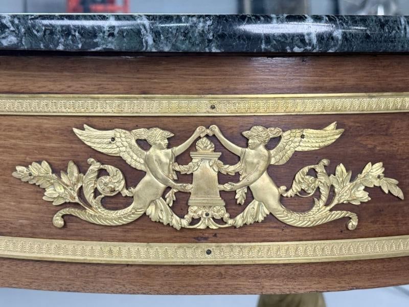 Empire Revival, Mahogany, Bronze, Monumental Mirror and Console, France, 19th c. - 4