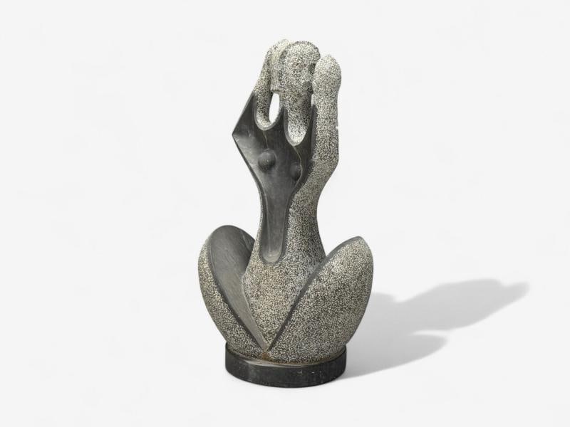 Organic Modern, Carved Stone, Nude Female Figure, USA, 1960s - 4