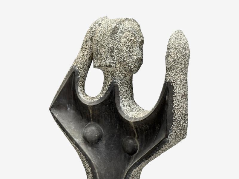 Organic Modern, Carved Stone, Nude Female Figure, USA, 1960s - 5