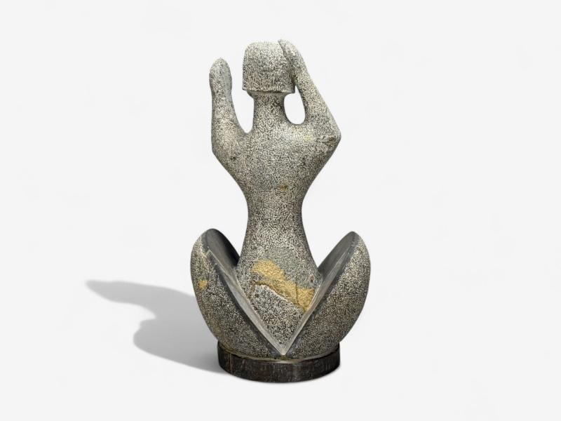 Organic Modern, Carved Stone, Nude Female Figure, USA, 1960s - 9