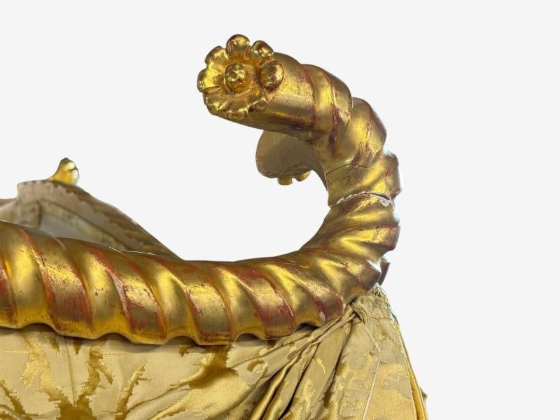 George III, Mahogany, Gilt-Wood, Silk, Canopy Bed, England c. 1880s - 8