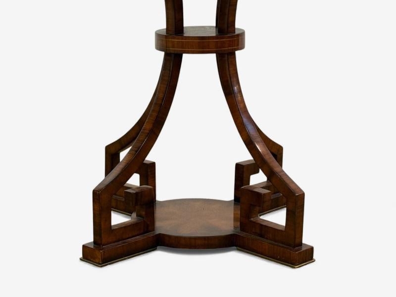 Russian Neoclassical, Burlwood, Brass, Gueridons, France, 1950s - 11