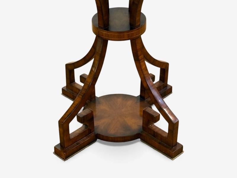 Russian Neoclassical, Burlwood, Brass, Gueridons, France, 1950s - 9