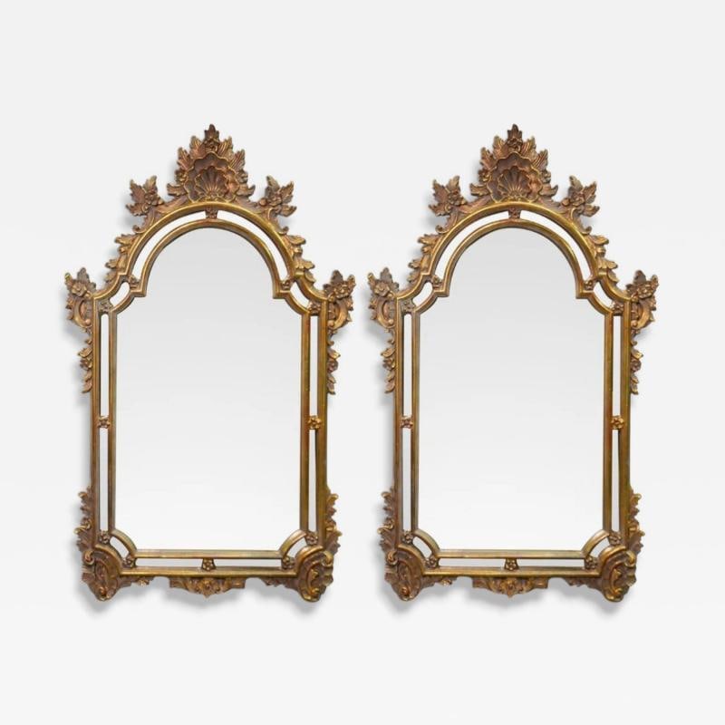 Continental, Giltwood, Arched Wall Mirrors, USA, 20th c. (1 of 10)