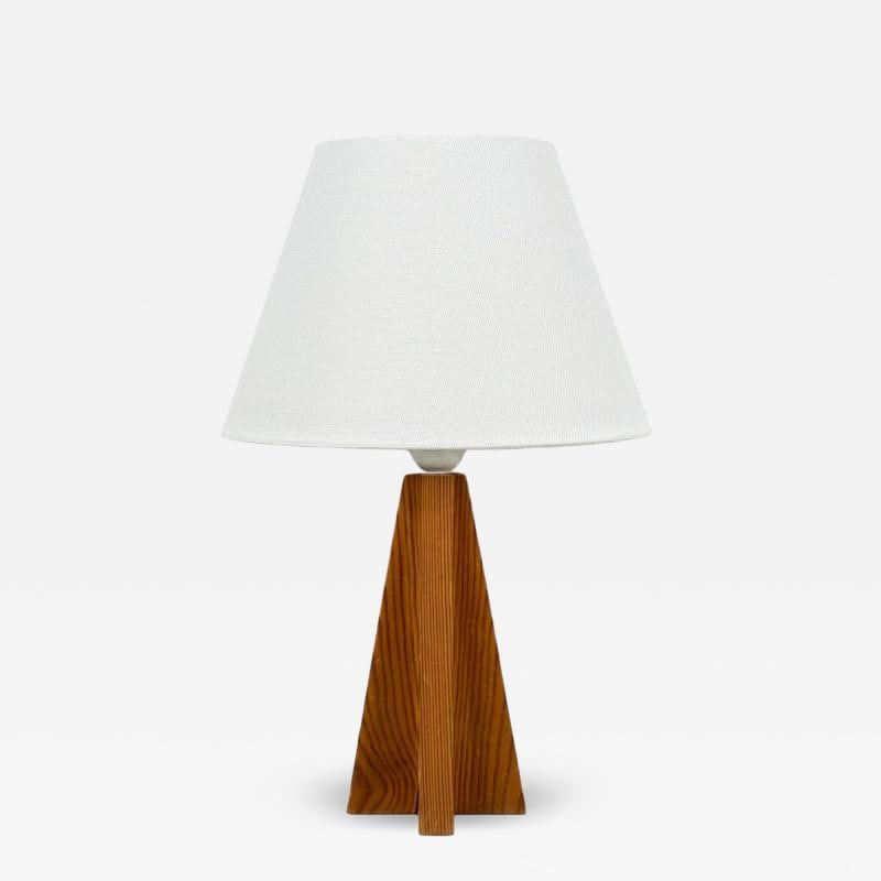 Swedish Modern, Pine, Table Lamp, Sweden, 1970s (1 of 7)