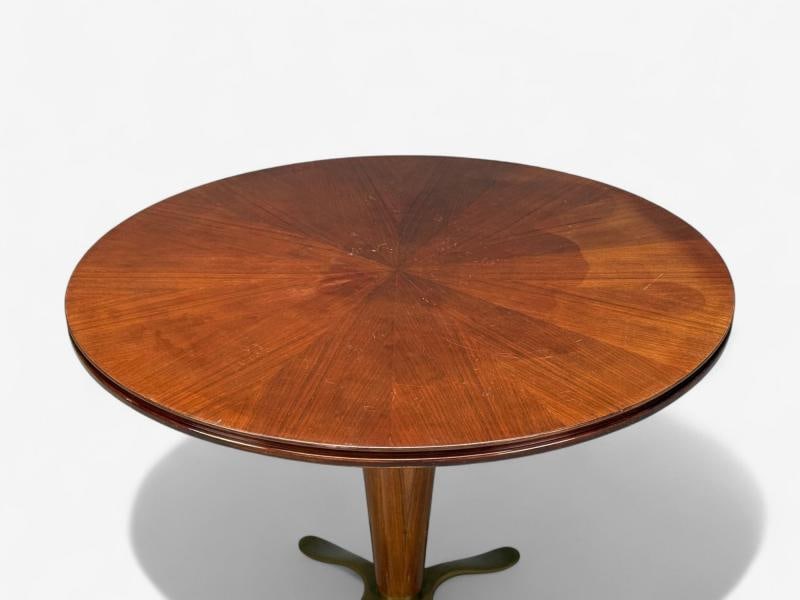 Paolo Buffa, Mahogany, Bronze, Center Table, Italy, 1940s - 5