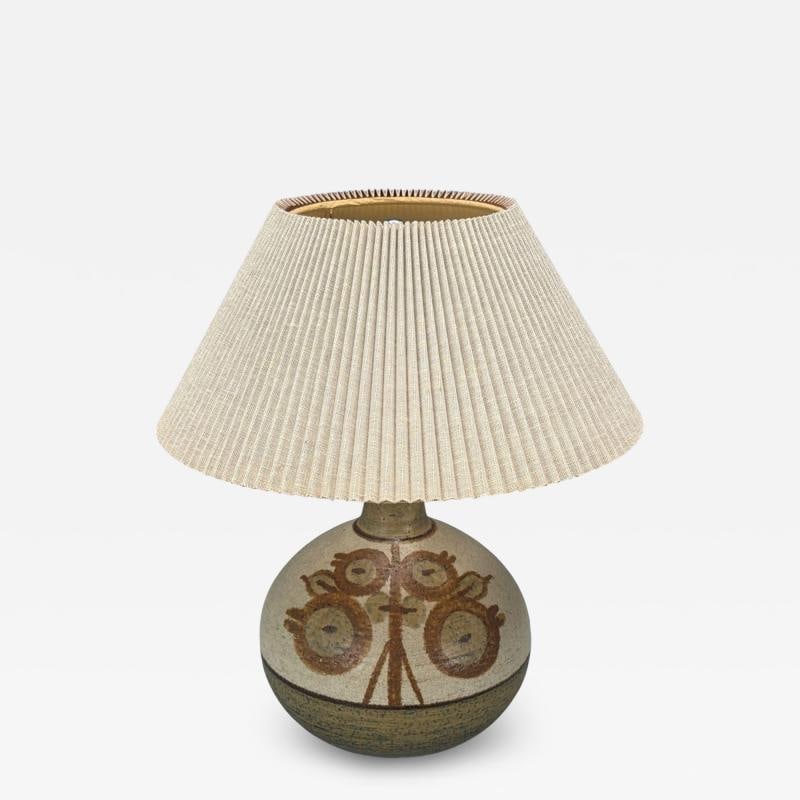 Søholm Stentøj, Danish Modern, Stoneware, Table Lamp, Denmark, 1970s (1 of 7)