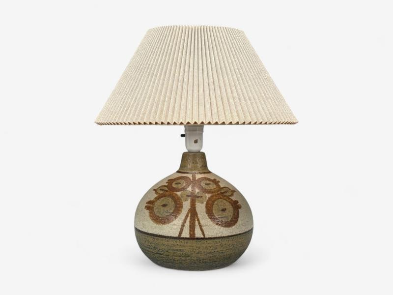 Søholm Stentøj, Danish Modern, Stoneware, Table Lamp, Denmark, 1970s - 2