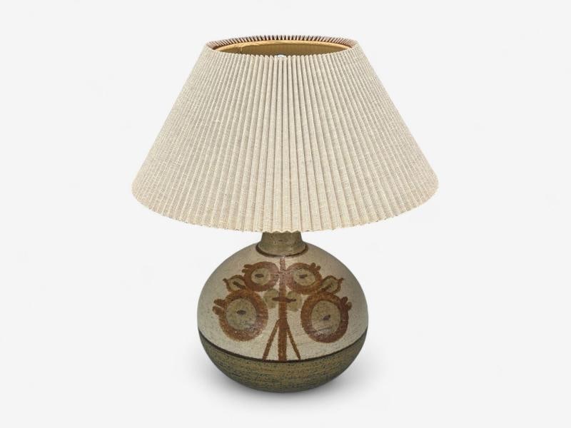 Søholm Stentøj, Danish Modern, Stoneware, Table Lamp, Denmark, 1970s - 3