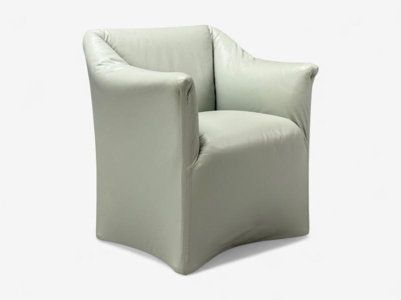 Mario Bellini, Italian Modern, Leather, Four Model 684 Armchairs, Italy, 1980s - 8