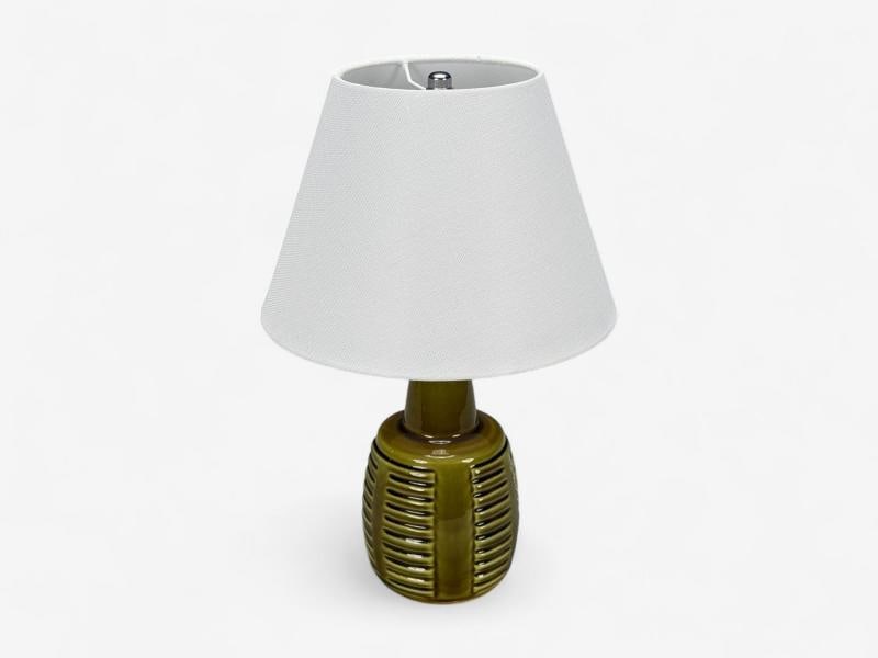 Einar Johansen, Danish Modern, Green Stoneware, Table Lamp, Denmark, 1970s - 3