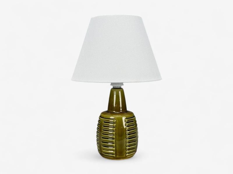 Einar Johansen, Danish Modern, Green Stoneware, Table Lamp, Denmark, 1970s - 4