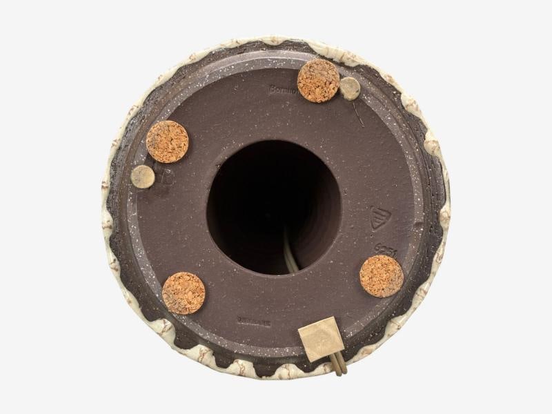 Michael Andersen & Søn, Brown Stoneware, Large Table Lamp, Denmark, 1960s - 9