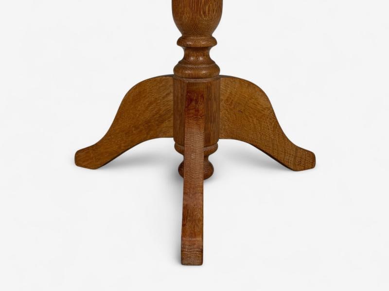 Danish Modern, Oak, Ceramic, Side Table, Denmark, 1975 - 6