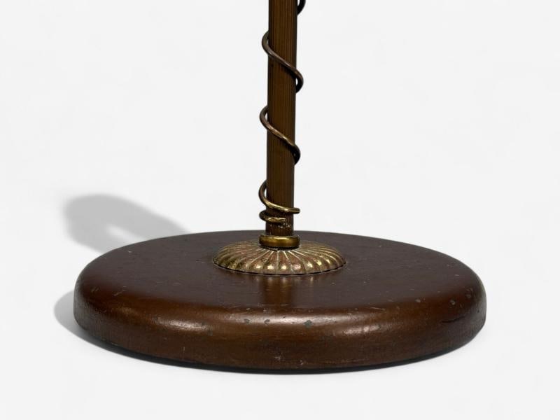 Swedish Modern, Brass, Fabric, Floor Lamp, Sweden, 1950s - 12