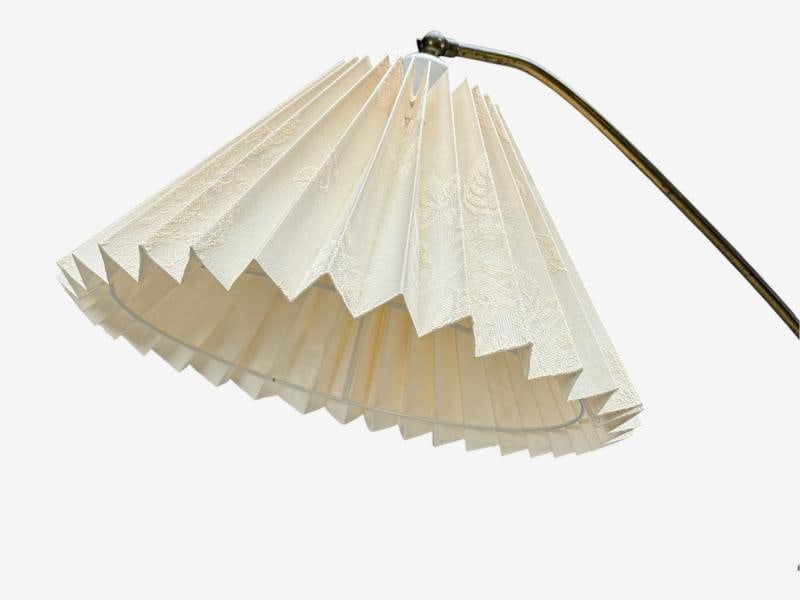 Swedish Modern, Brass, Fabric, Floor Lamp, Sweden, 1950s - 6