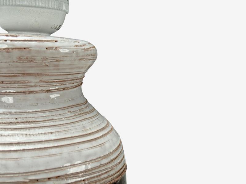 Danish Modern, Brown Stoneware, Table Lamp, Denmark, 1960s - 6