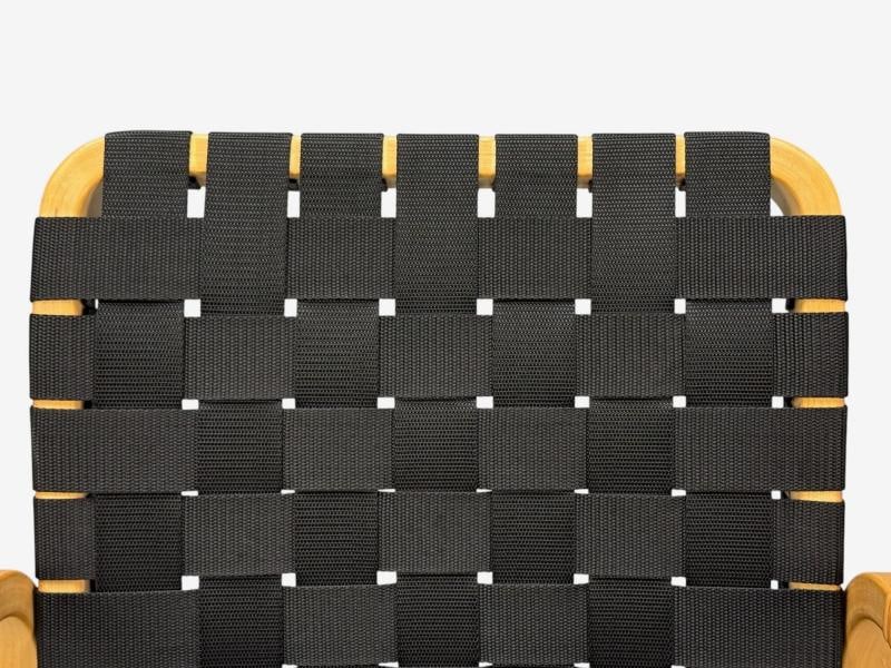 Alvar Aalto, Birch, Rattan, Black Linen Webbing, Armchairs, Finland, 1980s - 11