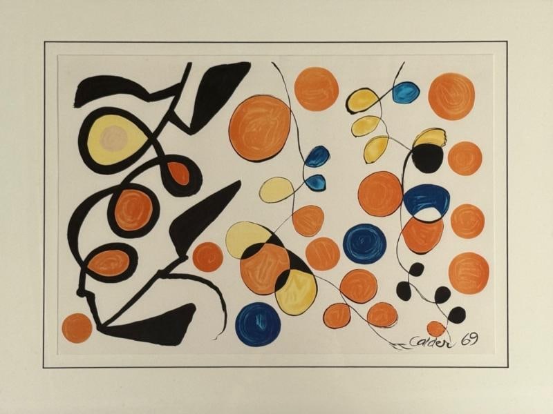 Alexander Calder, "Spring Carnival" Authentic Lithograph, 1969 - 11