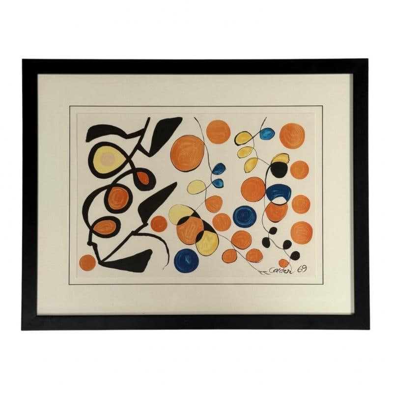 Alexander Calder, "Spring Carnival" Authentic Lithograph, 1969 - 2