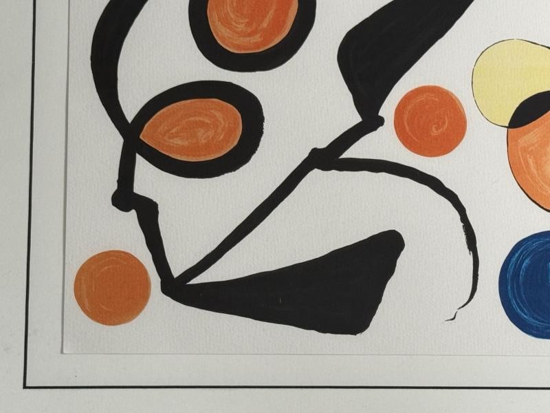 Alexander Calder, "Spring Carnival" Authentic Lithograph, 1969 - 4