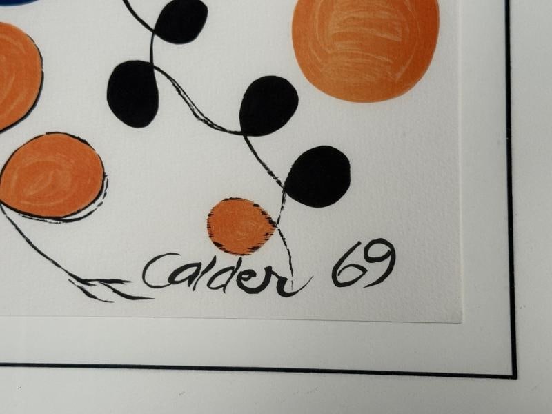 Alexander Calder, "Spring Carnival" Authentic Lithograph, 1969 - 5