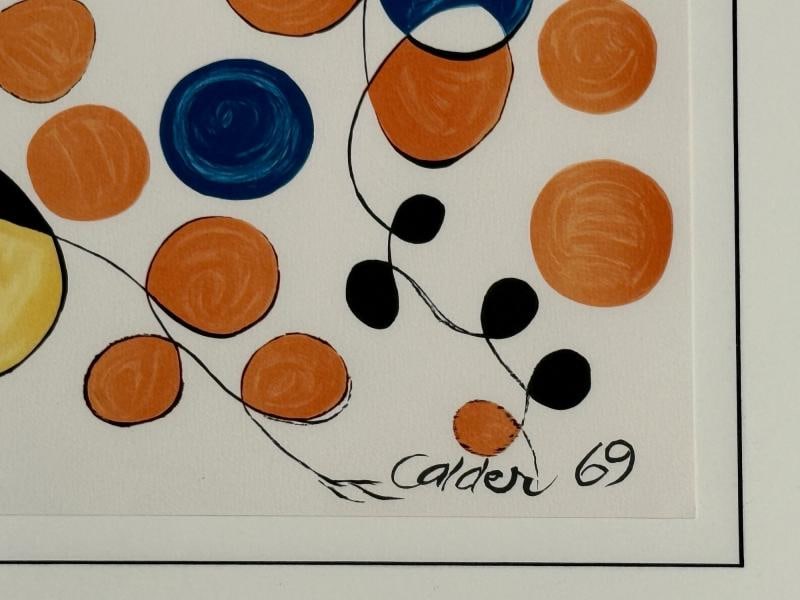 Alexander Calder, "Spring Carnival" Authentic Lithograph, 1969 - 6