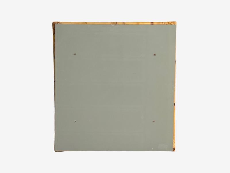 Italian Modern, Bamboo, Glass, Wall Mirror, Italy, 1950s - 8