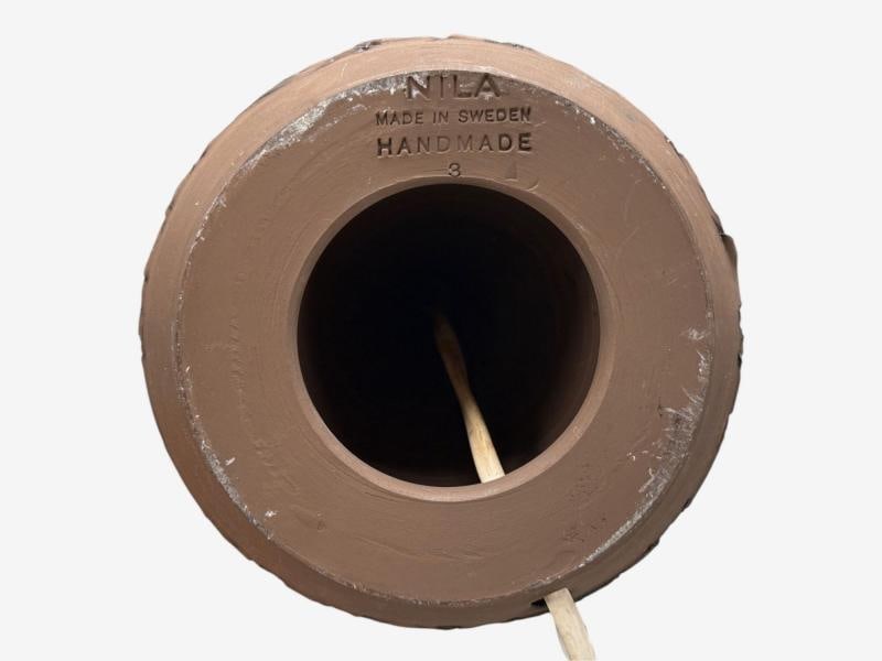 Nila Keramik, Brown Ceramic, Table Lamp, Sweden, 1970s - 8