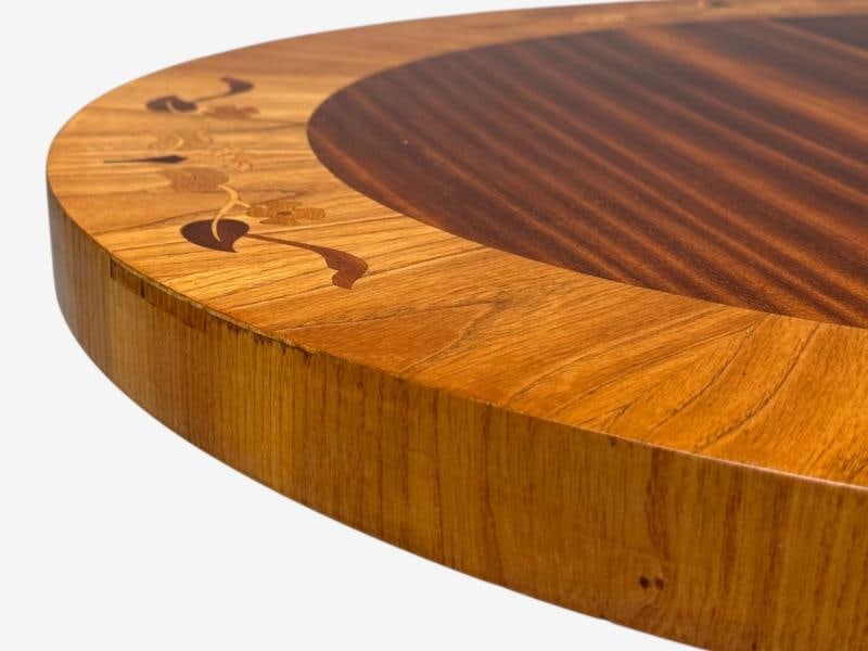 Swedish Art Deco, Marquetry Inlay, Wood, Center Table, Sweden, 1930s - 9