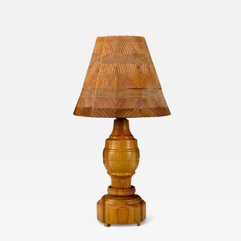 Swedish Modern, Pine, Table Lamp, Sweden, 1960s (1 of 10)