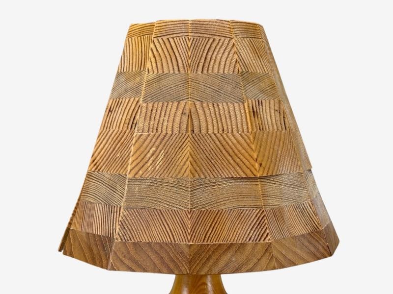 Swedish Modern, Pine, Table Lamp, Sweden, 1960s - 5
