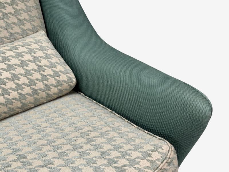 Carlo Pagani attr., Fabric, Wood, Lounge Chairs, Italy, 1950s - 6