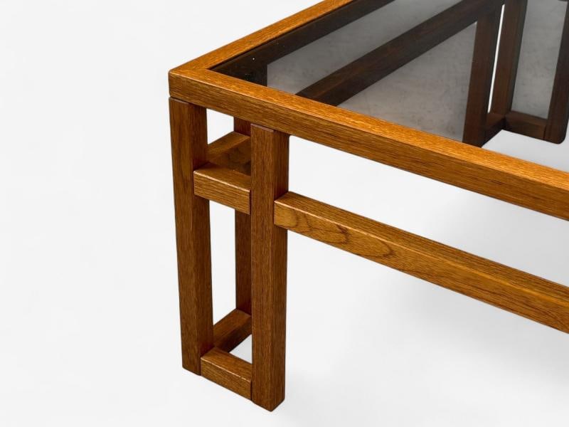 Danish Modern, Teak, Glass, Square Coffee Table, Denmark, 1960s - 6