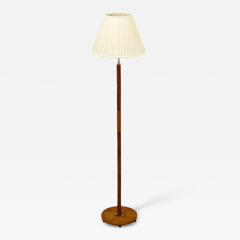 Danish Modern, Teak, Brass, Floor Lamp, Denmark, 1960s (1 of 9)