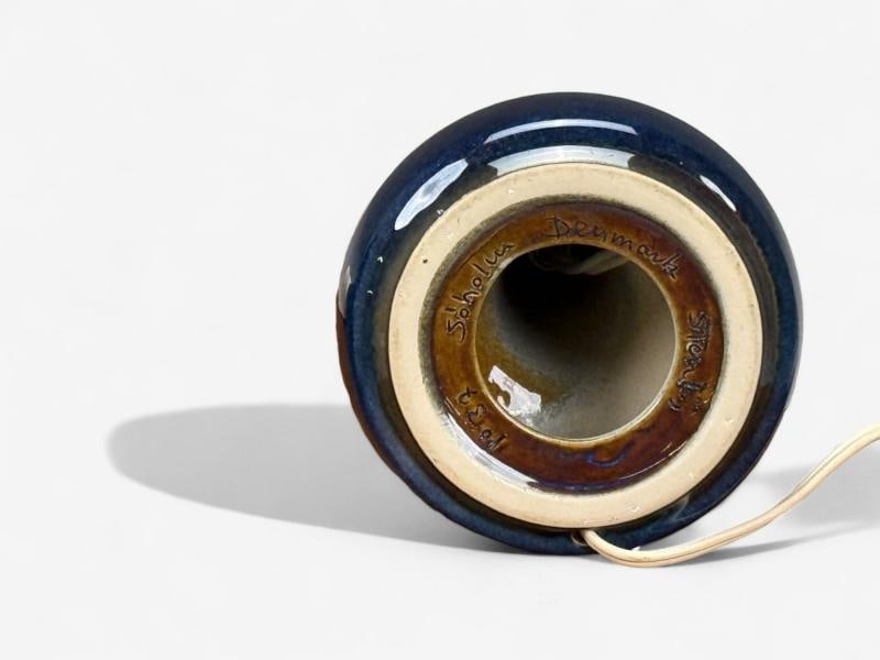 Søholm Stentøj, Glazed Stoneware, Table Lamps, Denmark, 1970s - 12