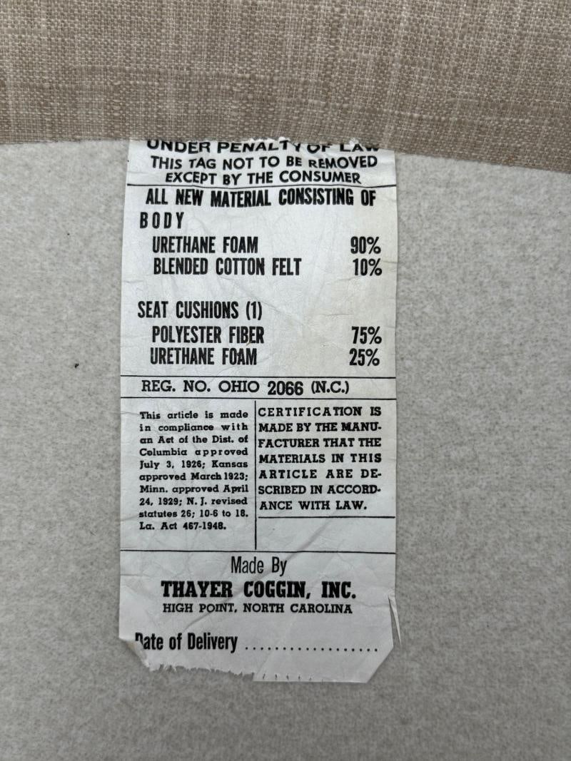 Milo Baughman, Beige Upholstery, Walnut, Tilt & Swivel Chairs, USA, 1970s - 11